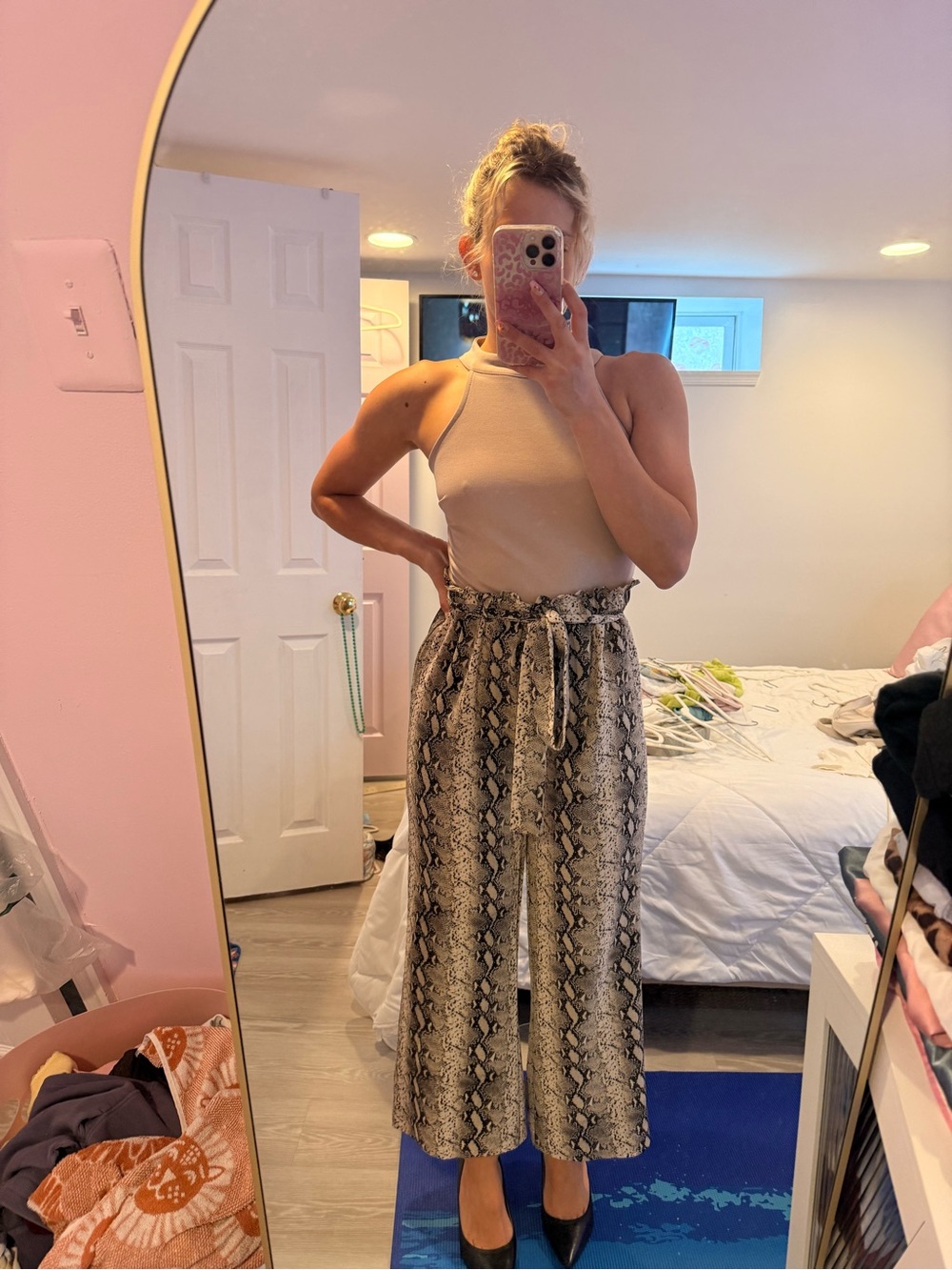 Tan Jumpsuit